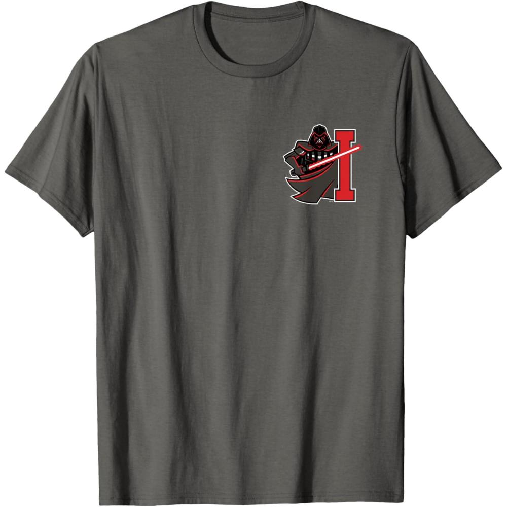 imageStar Wars Darth Vader Imperials 77 Collegiate Team 2Sided TShirtAsphalt Grey