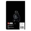 imageIQ LEGO Star Wars Darth Vader Softcover Notebook 52216 192 lined pages for School Home or Office