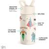 imageSimple Modern Kids Summit Water Bottle with Straw Lid  Star Wars R2D2 14oz Stainless Steel Cup Insulated Tumbler for Toddlers Boys School  R2D2DC Comics Super Hero Boys