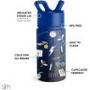 imageSimple Modern Kids Summit Water Bottle with Straw Lid  Star Wars R2D2 14oz Stainless Steel Cup Insulated Tumbler for Toddlers Boys School  R2D2Harry Potter Magical Mashup
