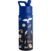 imageSimple Modern Kids Summit Water Bottle with Straw Lid  Star Wars R2D2 14oz Stainless Steel Cup Insulated Tumbler for Toddlers Boys School  R2D2Harry Potter Magical Mashup