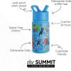 imageSimple Modern Kids Summit Water Bottle with Straw Lid  Star Wars R2D2 14oz Stainless Steel Cup Insulated Tumbler for Toddlers Boys School  R2D2MarvelAvengers Heroes
