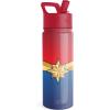 imageSimple Modern Kids Summit Water Bottle with Straw Lid  Star Wars R2D2 14oz Stainless Steel Cup Insulated Tumbler for Toddlers Boys School  R2D2MarvelCaptain Marvel
