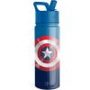 imageSimple Modern Kids Summit Water Bottle with Straw Lid  Star Wars R2D2 14oz Stainless Steel Cup Insulated Tumbler for Toddlers Boys School  R2D2MarvelCaptain America Shield