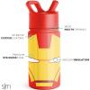 imageSimple Modern Kids Summit Water Bottle with Straw Lid  Star Wars R2D2 14oz Stainless Steel Cup Insulated Tumbler for Toddlers Boys School  R2D2MarvelIron Man Red Snapper