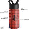 imageSimple Modern Kids Summit Water Bottle with Straw Lid  Star Wars R2D2 14oz Stainless Steel Cup Insulated Tumbler for Toddlers Boys School  R2D2MarvelSpider Armor