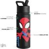 imageSimple Modern Kids Summit Water Bottle with Straw Lid  Star Wars R2D2 14oz Stainless Steel Cup Insulated Tumbler for Toddlers Boys School  R2D2MarvelSpidey Kid