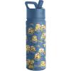 imageSimple Modern Kids Summit Water Bottle with Straw Lid  Star Wars R2D2 14oz Stainless Steel Cup Insulated Tumbler for Toddlers Boys School  R2D2Minions Unite