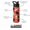 imageSimple Modern Kids Summit Water Bottle with Straw Lid  Star Wars R2D2 14oz Stainless Steel Cup Insulated Tumbler for Toddlers Boys School  R2D2Star Wars Here Comes Trouble