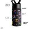 imageSimple Modern Kids Summit Water Bottle with Straw Lid  Star Wars R2D2 14oz Stainless Steel Cup Insulated Tumbler for Toddlers Boys School  R2D2Transformer Block Nation