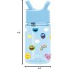 imageSimple Modern Star Wars The Mandalorian Baby Yoda Grogu Kids Water Bottle Plastic BPAFree Tritan Cup with Leak Proof Straw Lid  Durable for Toddlers Boys  Summit Collection  12ozSesame Street Pals