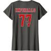 imageStar Wars Darth Vader Imperials 77 Collegiate Team 2Sided TShirtAsphalt Grey