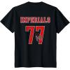 imageStar Wars Darth Vader Imperials 77 Collegiate Team 2Sided TShirtBlack