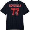 imageStar Wars Darth Vader Imperials 77 Collegiate Team 2Sided TShirtBlack