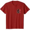 imageStar Wars Darth Vader Imperials 77 Collegiate Team 2Sided TShirtCranberry Red