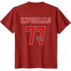 imageStar Wars Darth Vader Imperials 77 Collegiate Team 2Sided TShirtCranberry Red