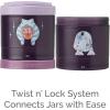 imageWhiskware Star Wars Stackable Snack Containers for Kids and Toddlers 3 Stackable Snack Cups for School or Travel Ashoka and R2D2
