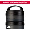 imageWhiskware Star Wars Stackable Snack Containers for Kids and Toddlers 3 Stackable Snack Cups for School or Travel Mando Grogu and ShipLuke Skywalker and Darth Vader