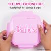 imageYoobi  Star Wars X Classic Black Bento Box and Ice Pack or Kids ampamp Tweens  3 Compartment Lunch Box Dishwasher ampamp Microwave Safe  BPA ampamp PVC Free LeakproofBarbie