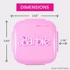 imageYoobi  Star Wars X Classic Black Bento Box and Ice Pack or Kids ampamp Tweens  3 Compartment Lunch Box Dishwasher ampamp Microwave Safe  BPA ampamp PVC Free LeakproofBarbie