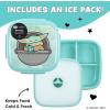 imageYoobi  Star Wars X Classic Black Bento Box and Ice Pack or Kids ampamp Tweens  3 Compartment Lunch Box Dishwasher ampamp Microwave Safe  BPA ampamp PVC Free LeakproofStar Wars The Mandalorian