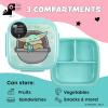 imageYoobi  Star Wars X Classic Black Bento Box and Ice Pack or Kids ampamp Tweens  3 Compartment Lunch Box Dishwasher ampamp Microwave Safe  BPA ampamp PVC Free LeakproofStar Wars The Mandalorian