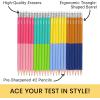 imageYoobi Star Wars X 2 Pencils  PreSharpened Green ampamp Teal Pencils with Erasers featuring Grogu  Fun Addition for Kids ampamp Adults  2 Packs of 24Color Block