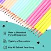 imageYoobi Star Wars X 2 Pencils  PreSharpened Green ampamp Teal Pencils with Erasers featuring Grogu  Fun Addition for Kids ampamp Adults  2 Packs of 24Multiple Pastels
