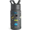 imageSimple Modern Kids Summit Water Bottle with Straw Lid  Star Wars R2D2 14oz Stainless Steel Cup Insulated Tumbler for Toddlers Boys School  R2D2DC Comics Batman POW