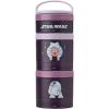 imageWhiskware Star Wars Stackable Snack Containers for Kids and Toddlers 3 Stackable Snack Cups for School or Travel Ashoka and R2D2