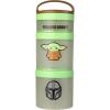 imageWhiskware Star Wars Stackable Snack Containers for Kids and Toddlers 3 Stackable Snack Cups for School or Travel Mando Grogu and ShipBaby Yoda Grogu and The Mandalorian Helmet