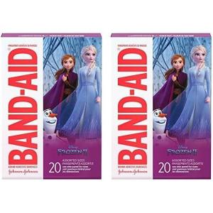 imageBandAid Brand Adhesive Bandages for Minor Cuts ampamp Scrapes Wound Care Featuring Star Wars The Mandalorian Characters for Kids and Toddlers Assorted Sizes 20 ct20 Piece Assortment Pack of 2