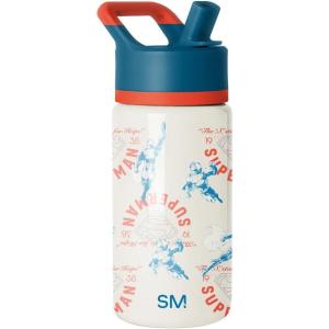 imageSimple Modern Kids Summit Water Bottle with Straw Lid  Star Wars R2D2 14oz Stainless Steel Cup Insulated Tumbler for Toddlers Boys School  R2D2DC Comics Superman Stand for Hope