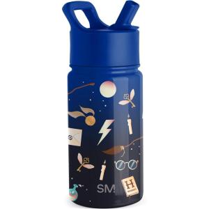imageSimple Modern Kids Summit Water Bottle with Straw Lid  Star Wars R2D2 14oz Stainless Steel Cup Insulated Tumbler for Toddlers Boys School  R2D2Harry Potter Magical Mashup
