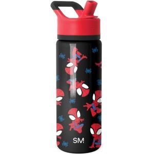 imageSimple Modern Kids Summit Water Bottle with Straw Lid  Star Wars R2D2 14oz Stainless Steel Cup Insulated Tumbler for Toddlers Boys School  R2D2Marvel Go Spidey Go