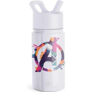 imageSimple Modern Kids Summit Water Bottle with Straw Lid  Star Wars R2D2 14oz Stainless Steel Cup Insulated Tumbler for Toddlers Boys School  R2D2MarvelAvengers Assemble