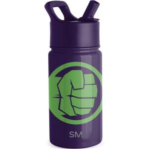 imageSimple Modern Kids Summit Water Bottle with Straw Lid  Star Wars R2D2 14oz Stainless Steel Cup Insulated Tumbler for Toddlers Boys School  R2D2MarvelHulk Smash