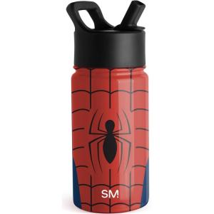 imageSimple Modern Kids Summit Water Bottle with Straw Lid  Star Wars R2D2 14oz Stainless Steel Cup Insulated Tumbler for Toddlers Boys School  R2D2MarvelSpider Armor