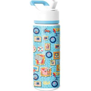 imageSimple Modern Kids Summit Water Bottle with Straw Lid  Star Wars R2D2 14oz Stainless Steel Cup Insulated Tumbler for Toddlers Boys School  R2D2SpongeBob Portrait