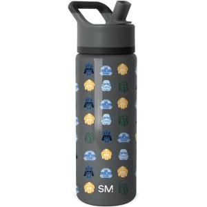imageSimple Modern Kids Summit Water Bottle with Straw Lid  Star Wars R2D2 14oz Stainless Steel Cup Insulated Tumbler for Toddlers Boys School  R2D2Star Wars Helmets