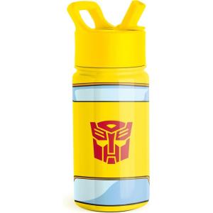 imageSimple Modern Kids Summit Water Bottle with Straw Lid  Star Wars R2D2 14oz Stainless Steel Cup Insulated Tumbler for Toddlers Boys School  R2D2Transformer Bumble Bee