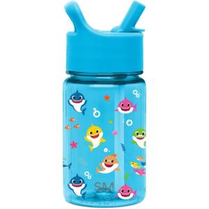imageSimple Modern Star Wars The Mandalorian Baby Yoda Grogu Kids Water Bottle Plastic BPAFree Tritan Cup with Leak Proof Straw Lid  Durable for Toddlers Boys  Summit Collection  12ozBaby Shark Friends