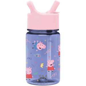 imageSimple Modern Star Wars The Mandalorian Baby Yoda Grogu Kids Water Bottle Plastic BPAFree Tritan Cup with Leak Proof Straw Lid  Durable for Toddlers Boys  Summit Collection  12ozPeppa Pig Bubbles
