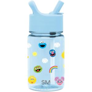 imageSimple Modern Star Wars The Mandalorian Baby Yoda Grogu Kids Water Bottle Plastic BPAFree Tritan Cup with Leak Proof Straw Lid  Durable for Toddlers Boys  Summit Collection  12ozSesame Street Pals