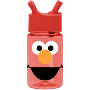 imageSimple Modern Star Wars The Mandalorian Baby Yoda Grogu Kids Water Bottle Plastic BPAFree Tritan Cup with Leak Proof Straw Lid  Durable for Toddlers Boys  Summit Collection  12ozSesame Street Elmo Big Face