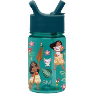 imageSimple Modern Star Wars The Mandalorian Baby Yoda Grogu Kids Water Bottle Plastic BPAFree Tritan Cup with Leak Proof Straw Lid  Durable for Toddlers Boys  Summit Collection  12ozDisneyMoanas Village
