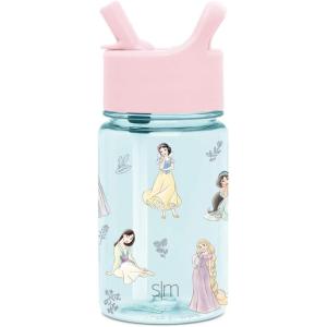 imageSimple Modern Star Wars The Mandalorian Baby Yoda Grogu Kids Water Bottle Plastic BPAFree Tritan Cup with Leak Proof Straw Lid  Durable for Toddlers Boys  Summit Collection  12ozDisneyPrincesses Royal Beauty