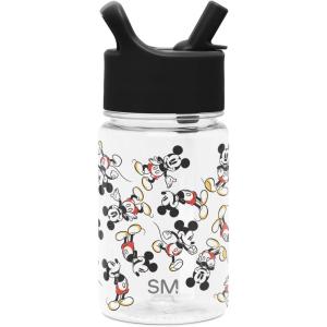 imageSimple Modern Star Wars The Mandalorian Baby Yoda Grogu Kids Water Bottle Plastic BPAFree Tritan Cup with Leak Proof Straw Lid  Durable for Toddlers Boys  Summit Collection  12ozDisneyMickey Mouse Retro
