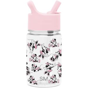 imageSimple Modern Star Wars The Mandalorian Baby Yoda Grogu Kids Water Bottle Plastic BPAFree Tritan Cup with Leak Proof Straw Lid  Durable for Toddlers Boys  Summit Collection  12ozDisneyMinnie Mouse Retro