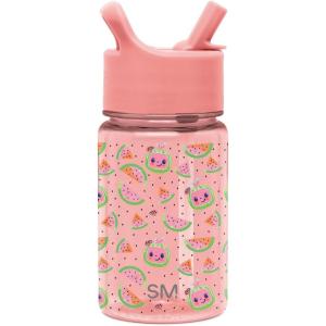 imageSimple Modern Star Wars The Mandalorian Baby Yoda Grogu Kids Water Bottle Plastic BPAFree Tritan Cup with Leak Proof Straw Lid  Durable for Toddlers Boys  Summit Collection  12ozCoComelon Pink Melon